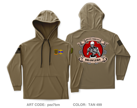 B Co, 541st DSSB, 1 IDSB Core Men's Hooded Performance Sweatshirt - pez7bm