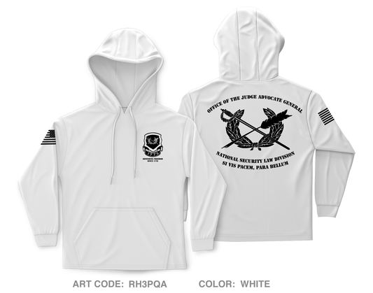 OTJAG NSLD (Office of the Judge Advocate General - National Security Law Division) Core Men's Hooded Performance Sweatshirt - RH3PQA