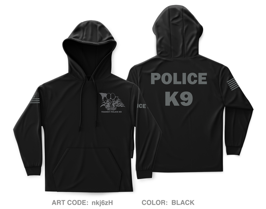 RTD Transit Police K9 Core Men's Hooded Performance Sweatshirt - nkj6zH