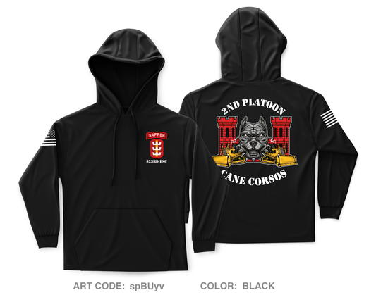 523rd ESC, 84th EN BN - Second platoon Core Men's Hooded Performance Sweatshirt - spBUyv