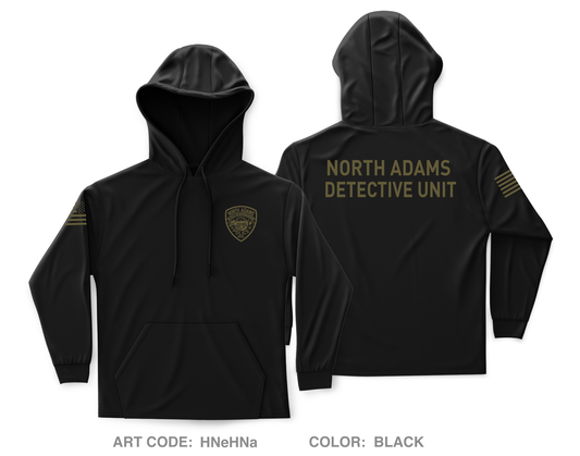 North Adams Police Detective Unit Core Men's Hooded Performance Sweatshirt - HNeHNa