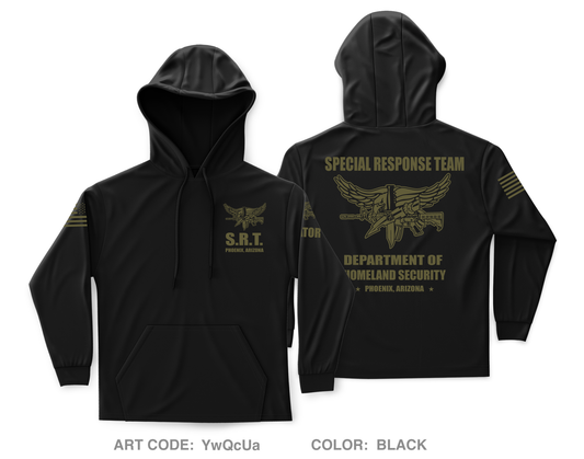 Phoenix AZ Special Response Team Core Men's Hooded Performance Sweatshirt - YwQcUa