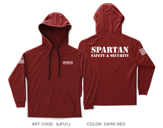 Spartan Safety & Security STORE 1  Core Men's Hooded Performance Sweatshirt - 8JFU7J