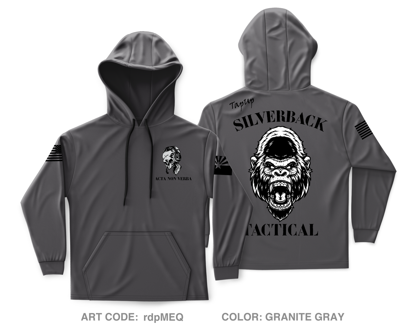 Silverback Tactical Core Men's Hooded Performance Sweatshirt - rdpMEQ