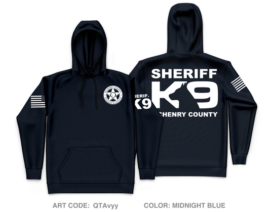 MCSO K-9 Unit Core Men's Hooded Performance Sweatshirt - QTAvyy