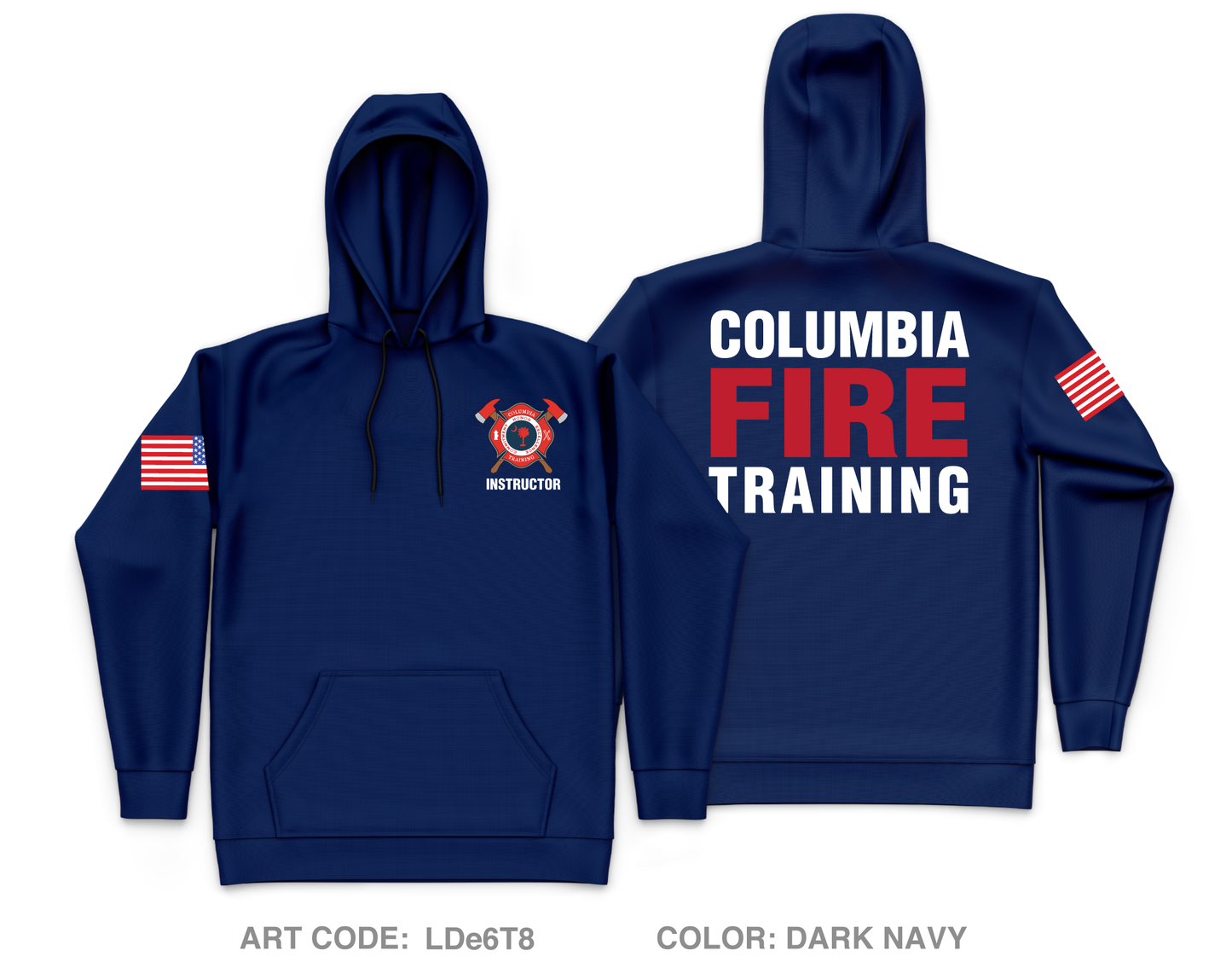 Columbia Fire Training Core Men's Hooded Performance Sweatshirt - LDe6T8