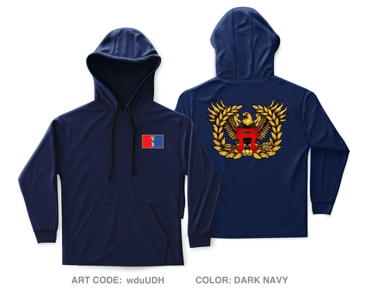 Dco, 21st Brigade Engineer BN, 3rd BCT, 101st ABN DIV (AASLT) Core Men's Hooded Performance Sweatshirt - wduUDH