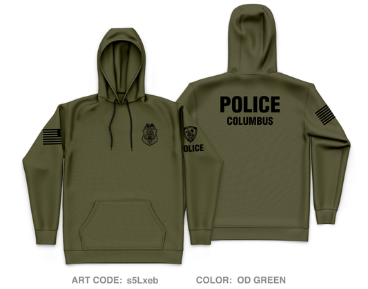 POLICE Core Men's Hooded Performance Sweatshirt - 4dzmBR