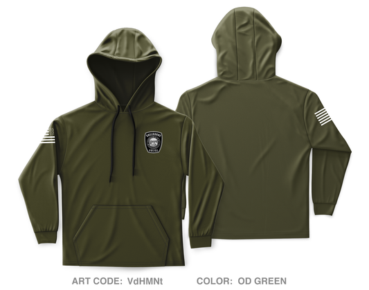 Shelburne Police Department Core Men's Hooded Performance Sweatshirt - VdHMNt