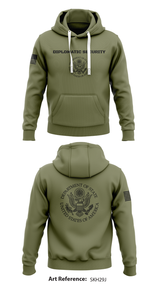 Diplomatic Security Service  Store 1  Core Men's Hooded Performance Sweatshirt - sKh29J