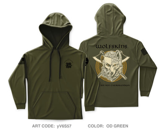 1-188th Air Defense Artillery Core Men's Hooded Performance Sweatshirt - yV6S57