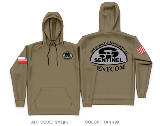 Centcom Sentinel Core Men's Hooded Performance Sweatshirt - 3McjfK