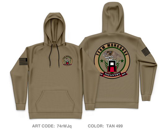EDT2, 120th IN BDE, FIRST ARMY DIV W Core Men's Hooded Performance Sweatshirt - 74rWJq