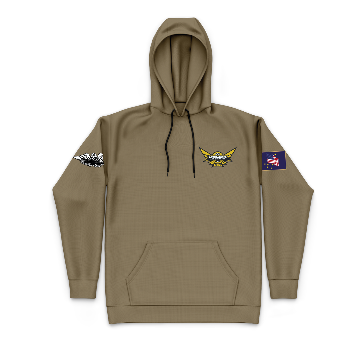 211th Core Men's Hooded Performance Sweatshirt - Air National Guard (Mountain)
