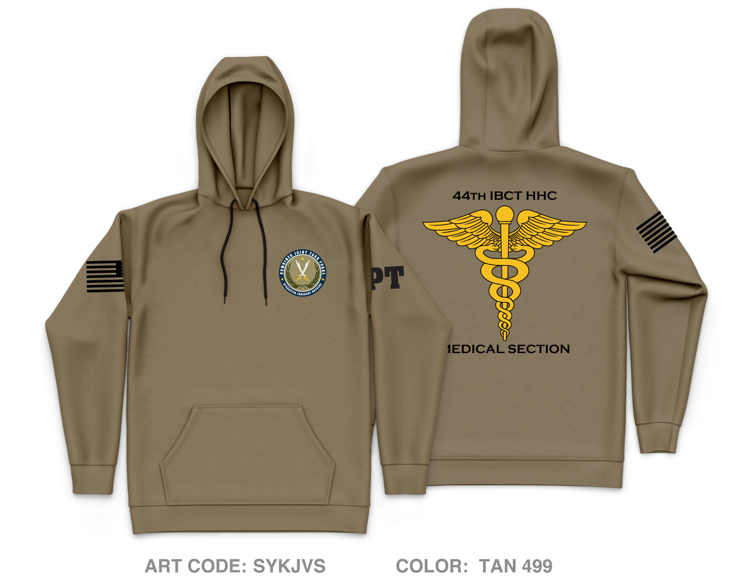 44th IBCT HHC Core Men's Hooded Performance Sweatshirt - SYKJVS