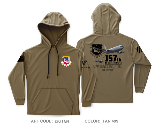 157th Air Refueling Wing Core Men's Hooded Performance Sweatshirt - zrGTG4