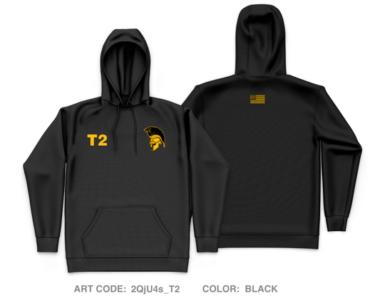 Titan BDE USACC Core Men's Hooded Performance Sweatshirt - 2QjU4s_T2