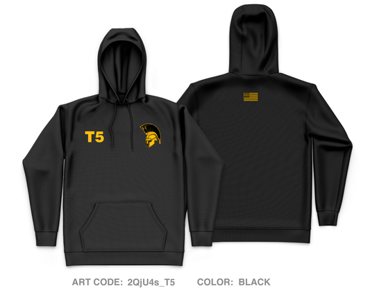 Titan BDE USACC Core Men's Hooded Performance Sweatshirt - 2QjU4s_T5