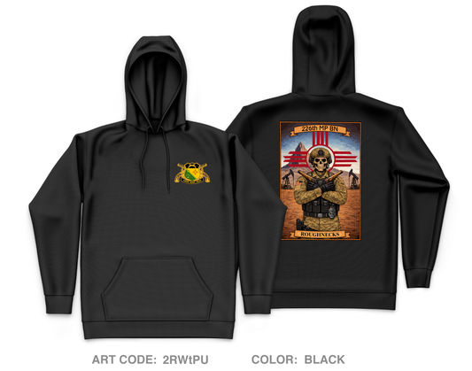 226th MP BN Core Men's Hooded Performance Sweatshirt - 2RWtPU