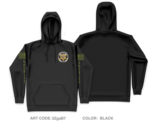 Cochise County Sheriff’s Office Benson Patrol Store 1 Core Men's Hooded Performance Sweatshirt - 3ZgaB7