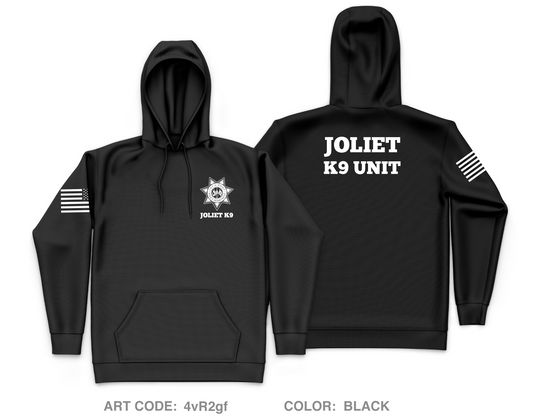 Joliet Police K9 Unit Core Men's Hooded Performance Sweatshirt - 4vR2gf