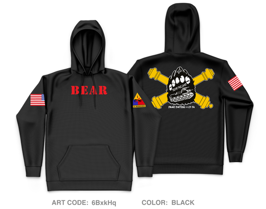 Bear BTRY 4-27 FA Core Men's Hooded Performance Sweatshirt - 6BxkHq