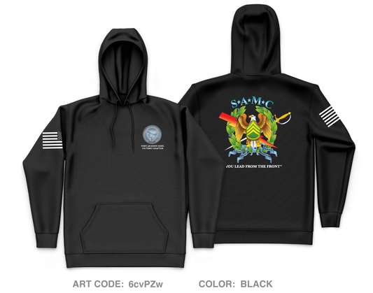 Ft Jackson SAMC Voctory Chapter Core Men's Hooded Performance Sweatshirt - 6cvPZw