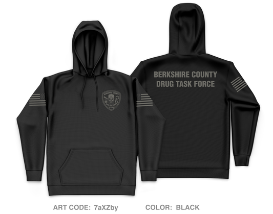 Berkshire County Drug Task Force Core Men's Hooded Performance Sweatshirt - 7aXZby