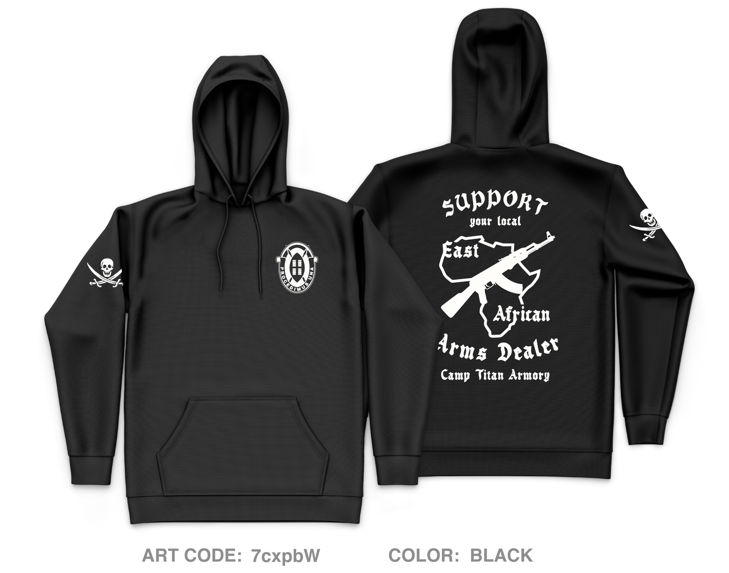 SOCAF ARMORY Core Men's Hooded Performance Sweatshirt - 7cxpbW