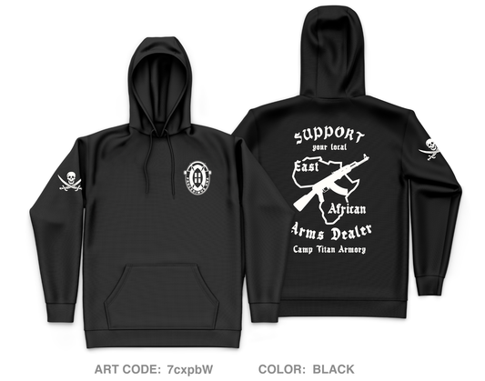 SOCAF ARMORY Core Men's Hooded Performance Sweatshirt - 7cxpbW