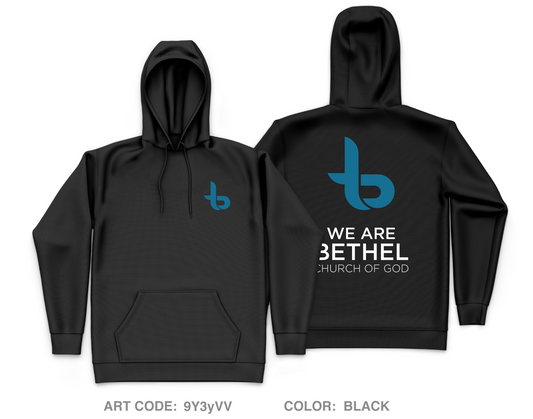 Bethel CoG Lighthouse Store Fundraising Collection Core Men's Hooded Performance Sweatshirt - 9Y3yVV
