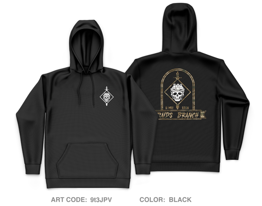 II MEF EOTG, Amphibious Raids Branch Core Men's Hooded Performance Sweatshirt - 9t3JPV