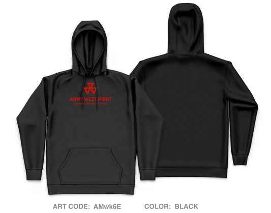 USMA Combat Weapons Team Core Men's Hooded Performance Sweatshirt - AMwk6E