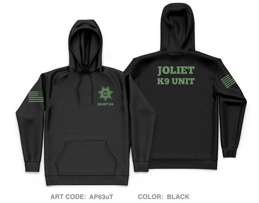 Joliet Police K9 Unit Core Men's Hooded Performance Sweatshirt - AP63uT