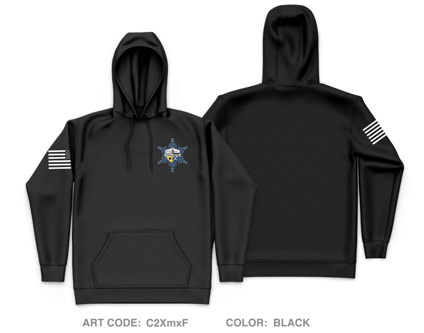 Walter Reed National Military Medical Center Internal Medicine Core Men's Hooded Performance Sweatshirt - C2XmxF