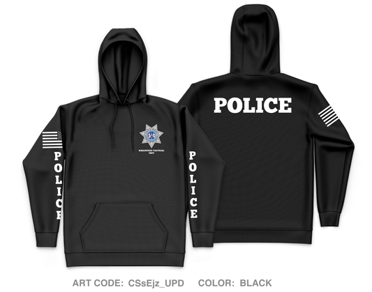 Joliet Police Department Core Men's Hooded Performance Sweatshirt - CSsEjz_UPD