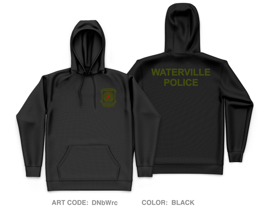 Waterville police Core Men's Hooded Performance Sweatshirt - DNbWrc