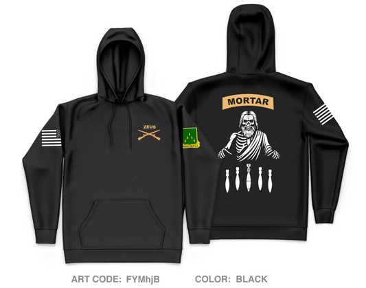 HHC MORTARS 4-70 AR Core Men's Hooded Performance Sweatshirt - FYMhjB