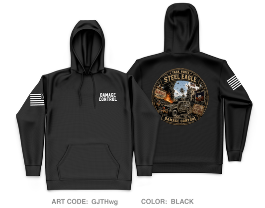 Damage Control Core Men's Hooded Performance Sweatshirt - GJTHwg