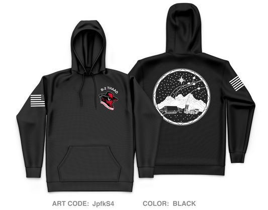 B-2 THAAD Core Men's Hooded Performance Sweatshirt - JpfkS4