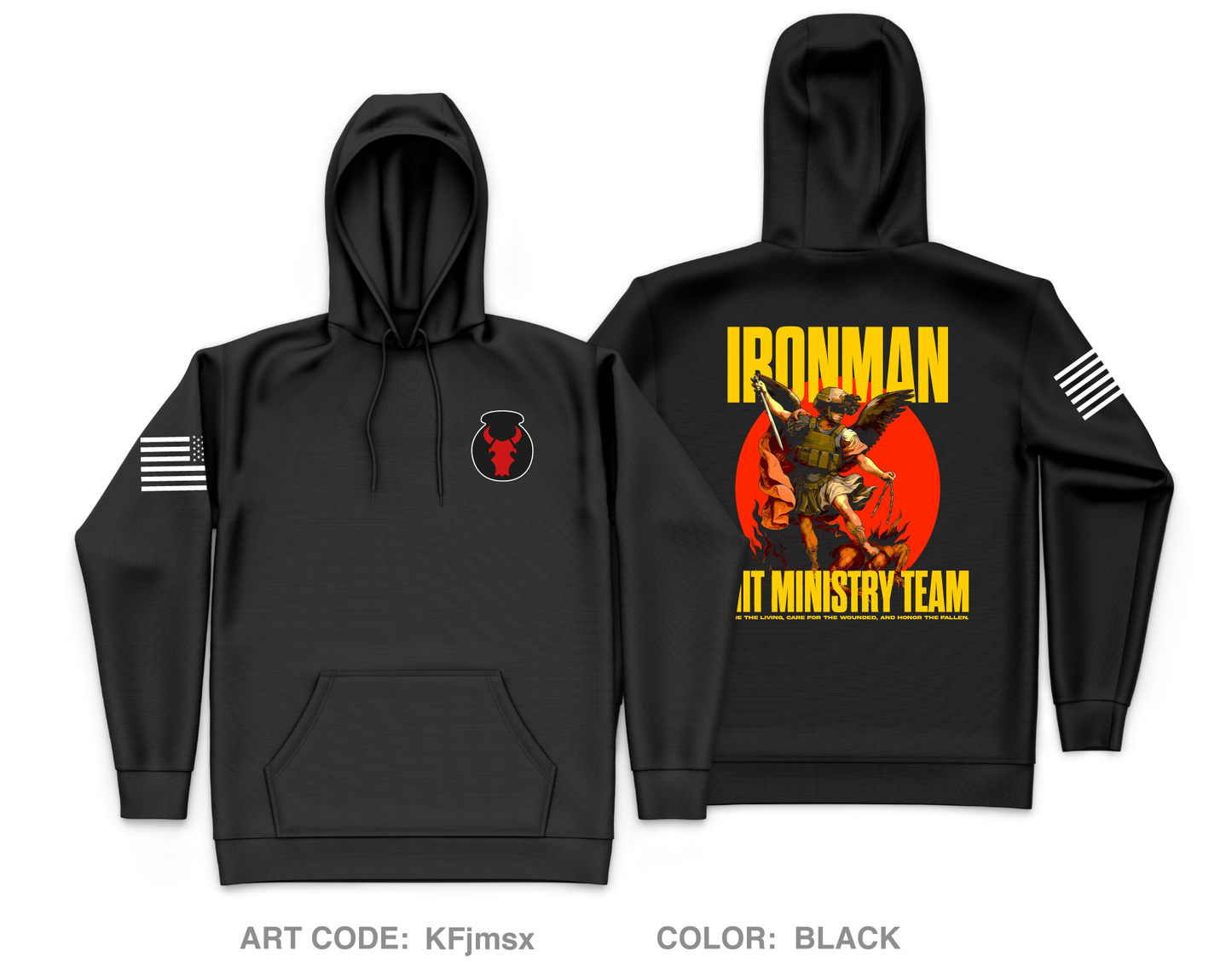 1-133 IN UMT Core Men's Hooded Performance Sweatshirt - KFjmsx