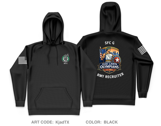 Chicago Recruiting Core Men's Hooded Performance Sweatshirt - KjadTX