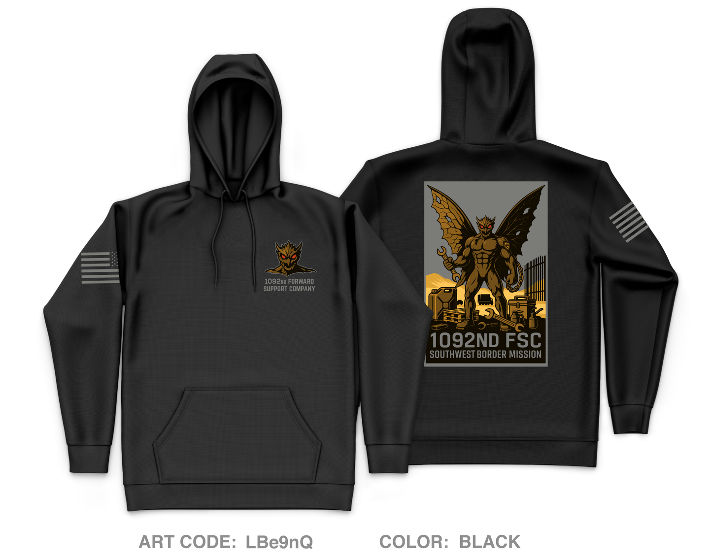 1092 FSC Fundraising Collection Core Men's Hooded Performance Sweatshirt - LBe9nQ