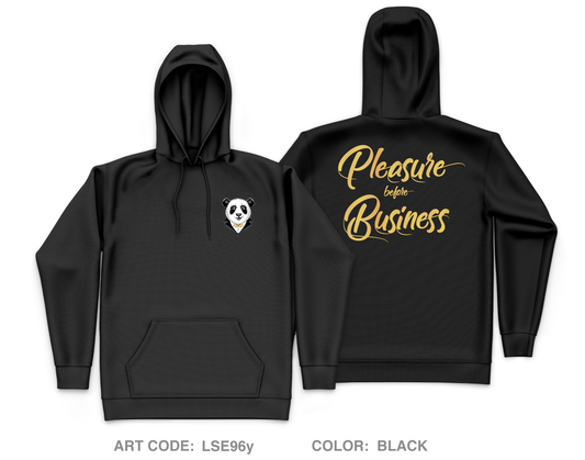 PLEASURE BEFORE BUSINESS Core Men's Hooded Performance Sweatshirt - LSE96y