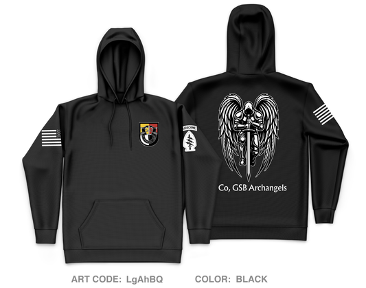 A Co, GSB, 3SFG(A) Core Men's Hooded Performance Sweatshirt - LgAhBQ