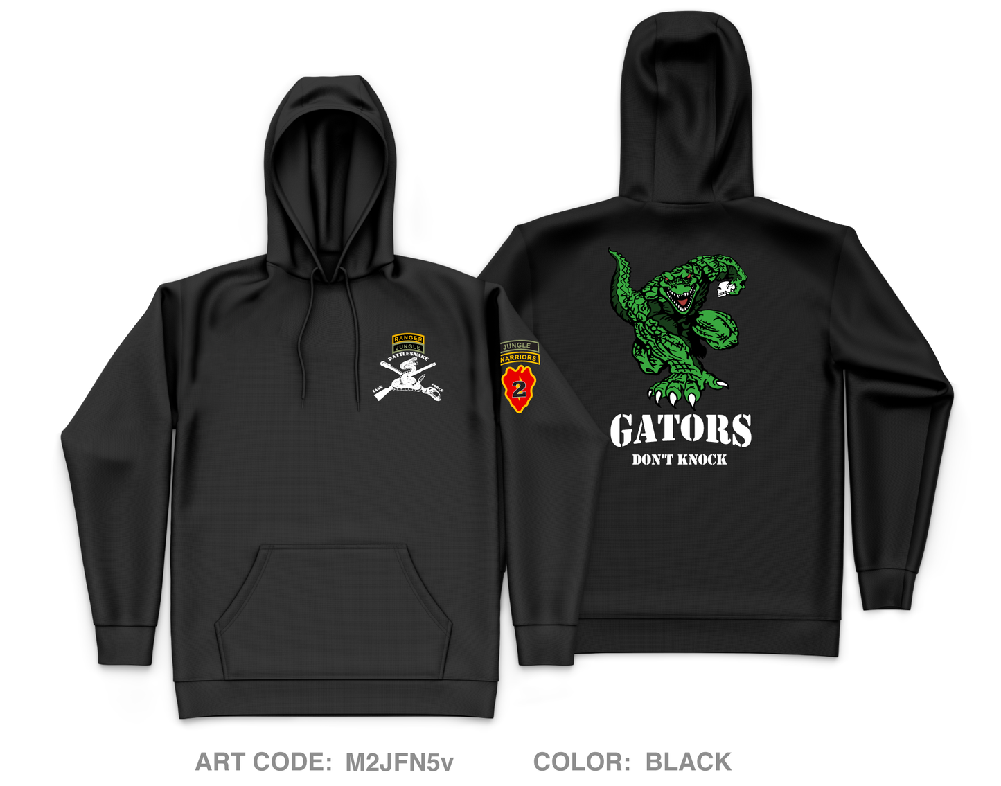 Gator Company, TF Rattlesnake Core Men's Hooded Performance Sweatshirt - M2JFN5v