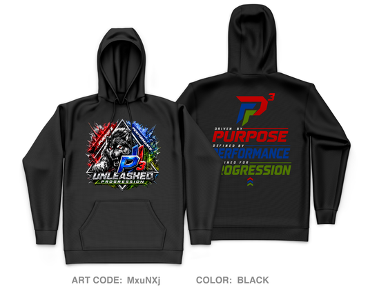 P3 Unleashed Core Men's Hooded Performance Sweatshirt - MxuNXj