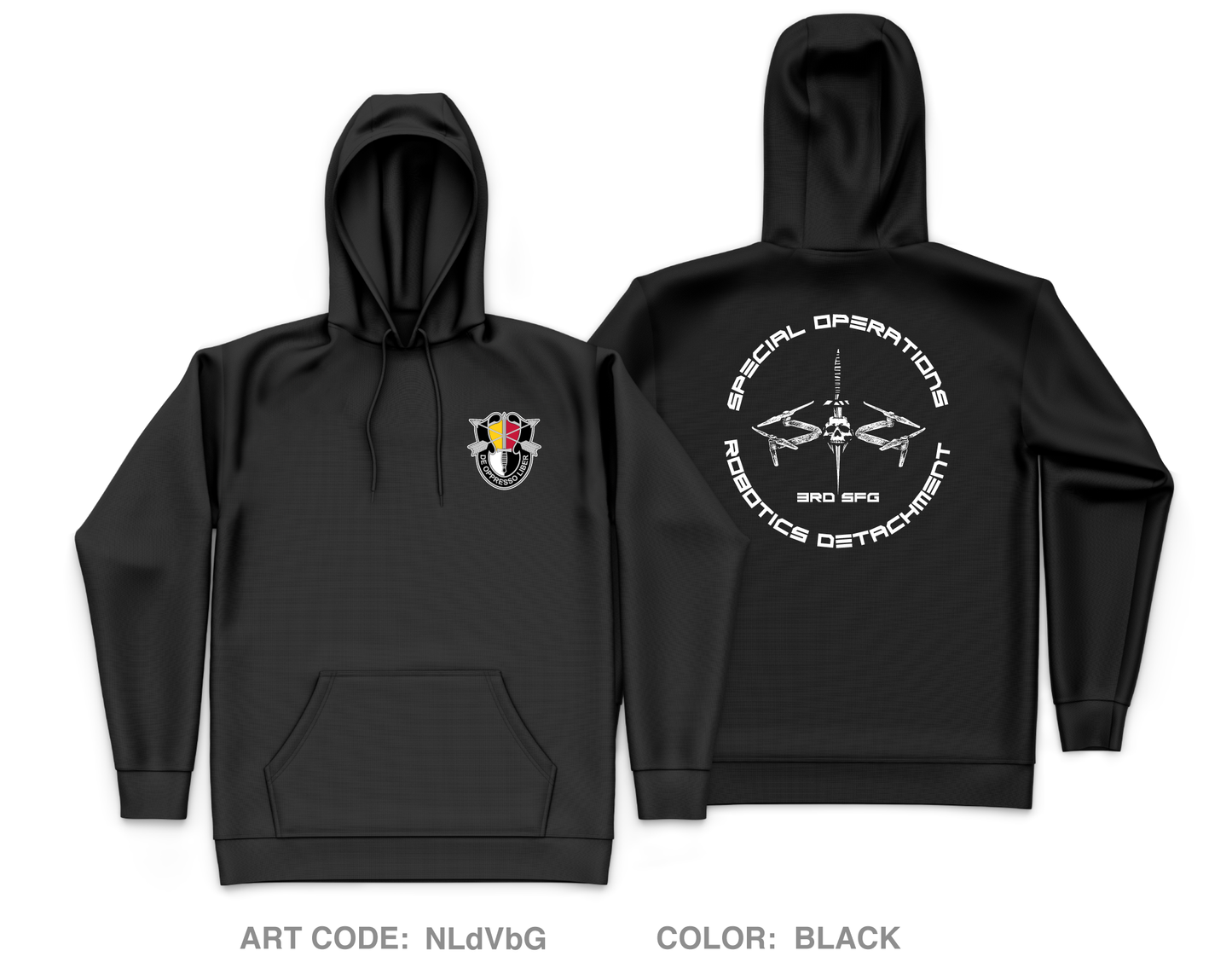 SORD, TISC, 4/3 SFG (A) Core Men's Hooded Performance Sweatshirt - NLdVbG