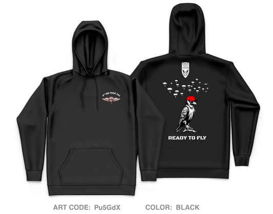 4th QM TADC (A) 4th QM Core Men's Hooded Performance Sweatshirt - Pu5GdX