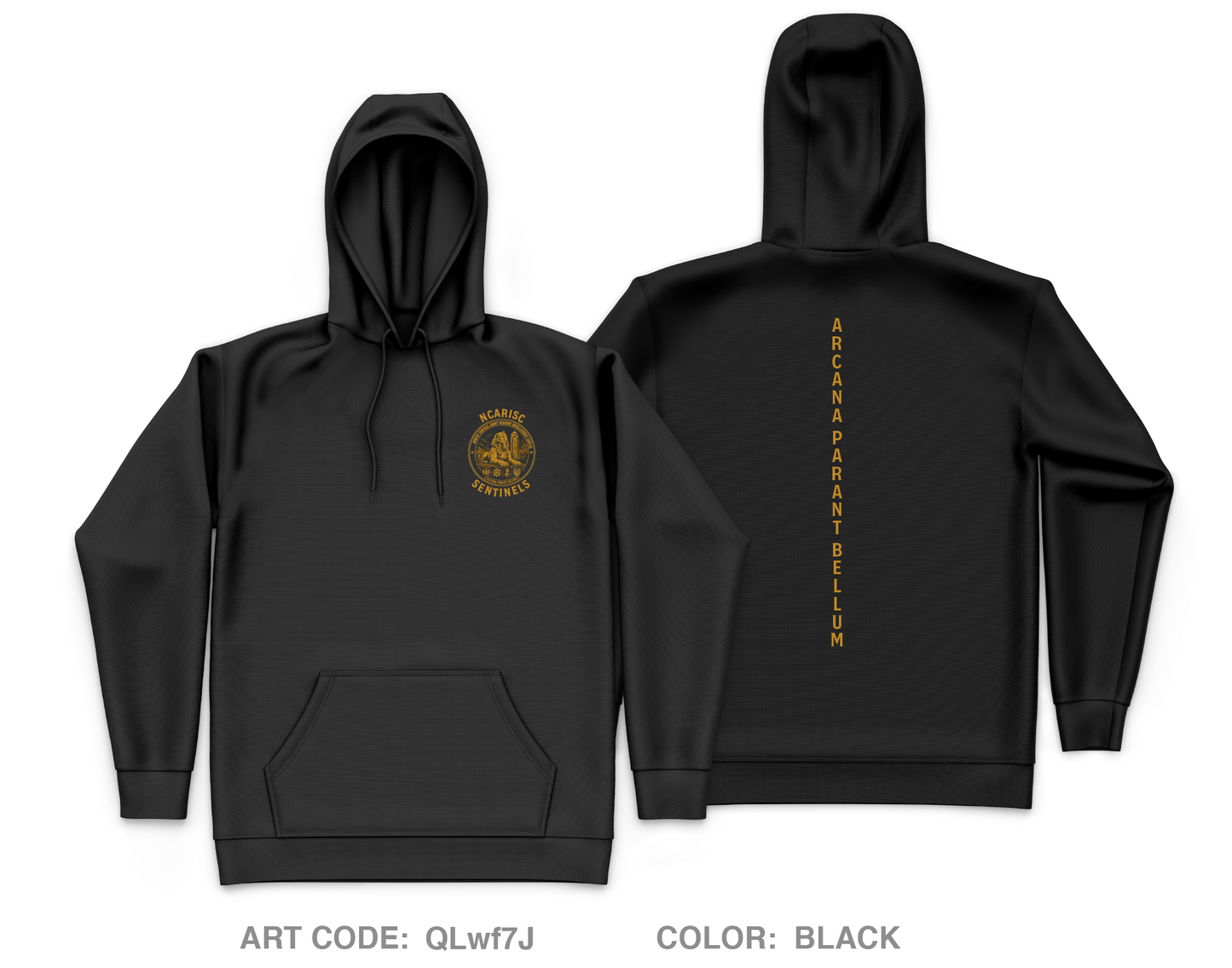 North Central Army Reserve Intelligence Support Center (NCARISC) Fundraising Collection Core Men's Hooded Performance Sweatshirt - QLwf7J
